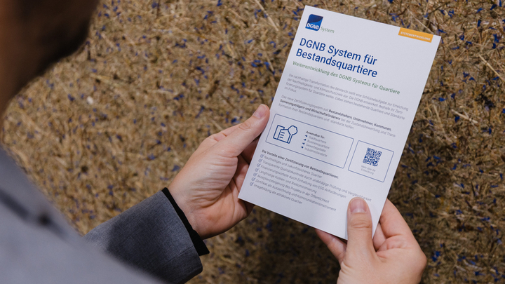 DGNB System für Bestandsquartiere Bildquelle: DGNB