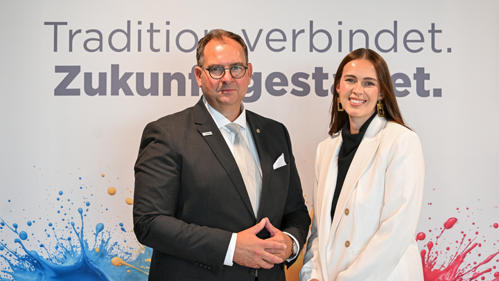 Obermeister Marc Kecker und stv. Obermeisterin Jessica Schaumburg